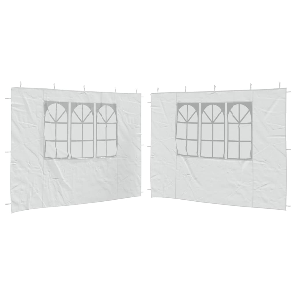 Party Tent Sidewall 2 Pcs With Window Pe