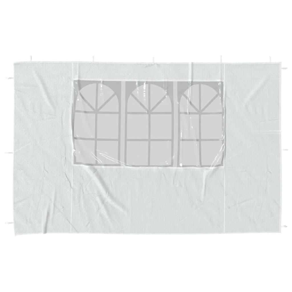 Party Tent Sidewall 2 Pcs With Window Pe