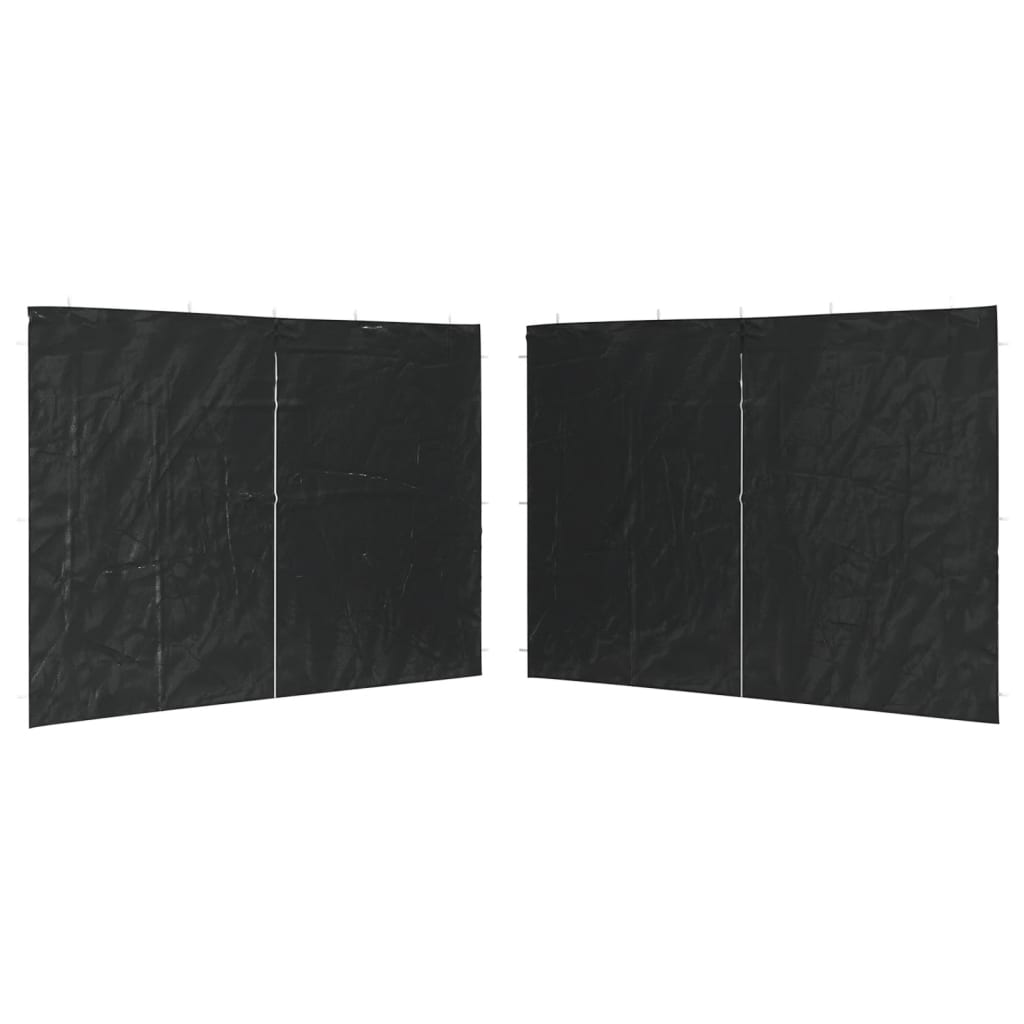 Party Tent Sidewall 2 Pcs With Zipper Pe