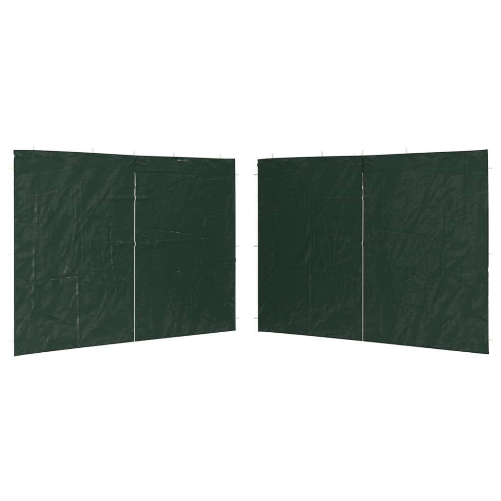 Party Tent Sidewall 2 Pcs With Zipper Pe