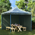 Party Tent Sidewall 2 Pcs With Zipper Pe