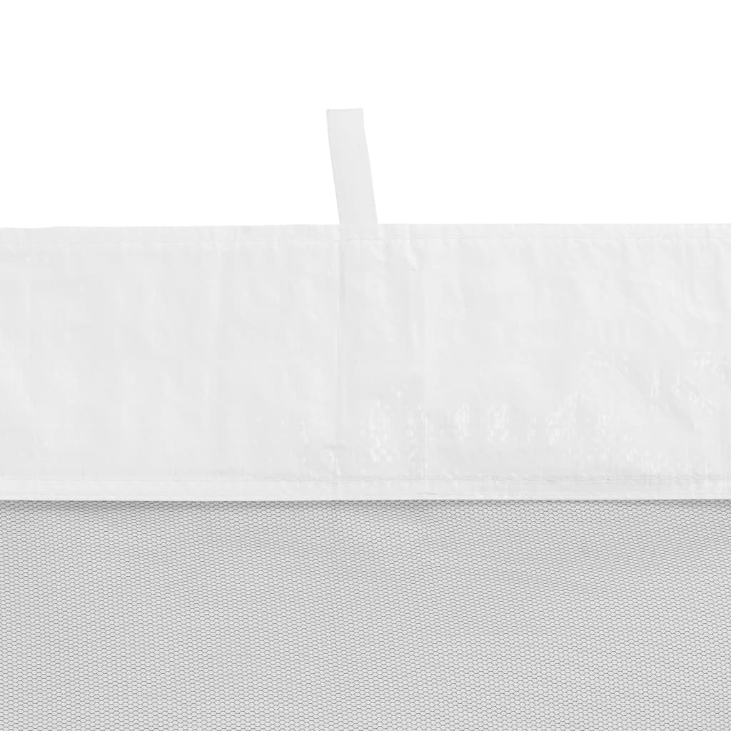 Party Tent Sidewall 2 Pcs White And Black Mesh