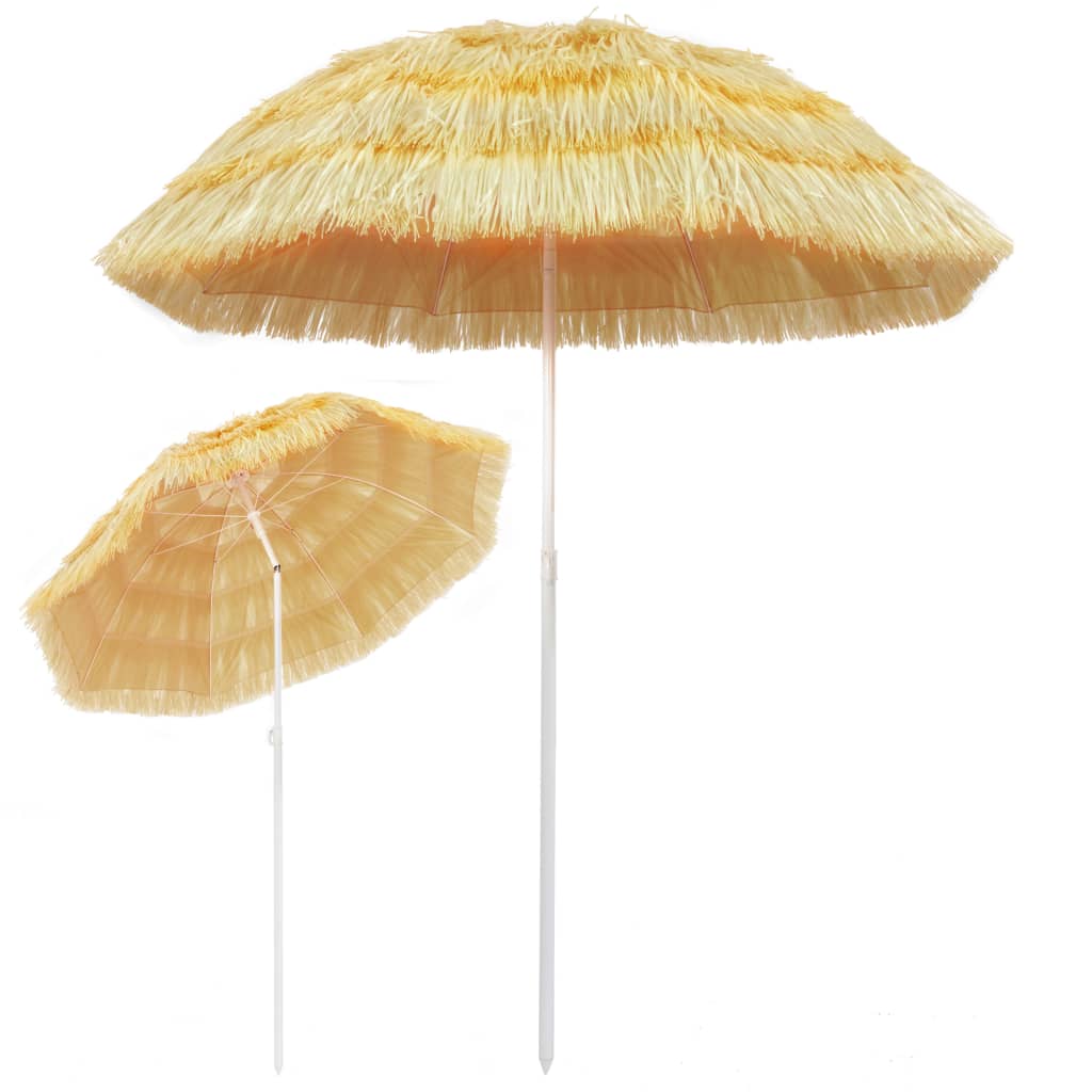 Beach Parasol Natural Hawaii Style