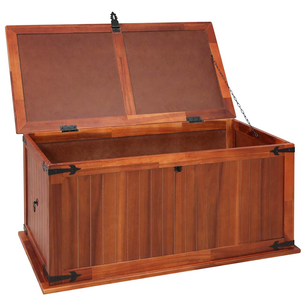 Storage Chest Solid Acacia Wood