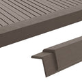 5 Pcs Decking Angle Trims Wpc 170 Cm