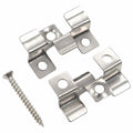 Flooring & Carpet 100 Pcs Decking Clips 200 Screws Stainless Steel Silver
