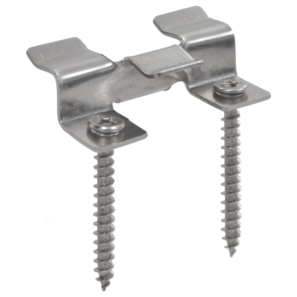 100 Pcs Decking Clips With 200 Screws Stainless Steel