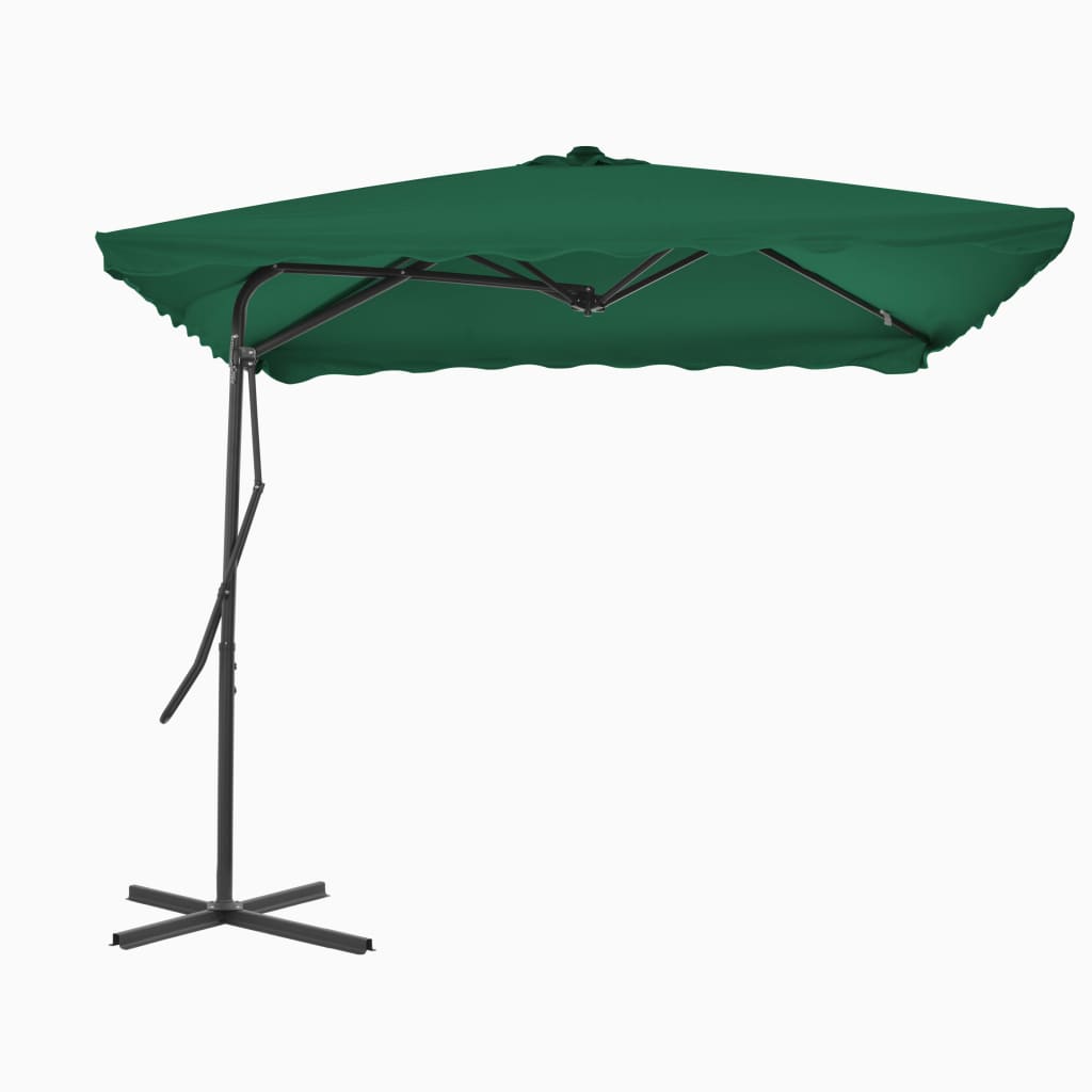 Garden Parasol With Steel Pole 250X250 Cm
