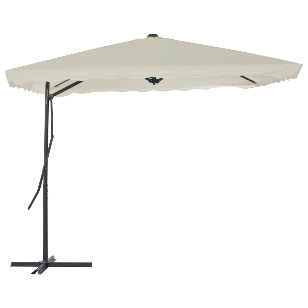 Garden Parasol With Steel Pole 250X250 Cm