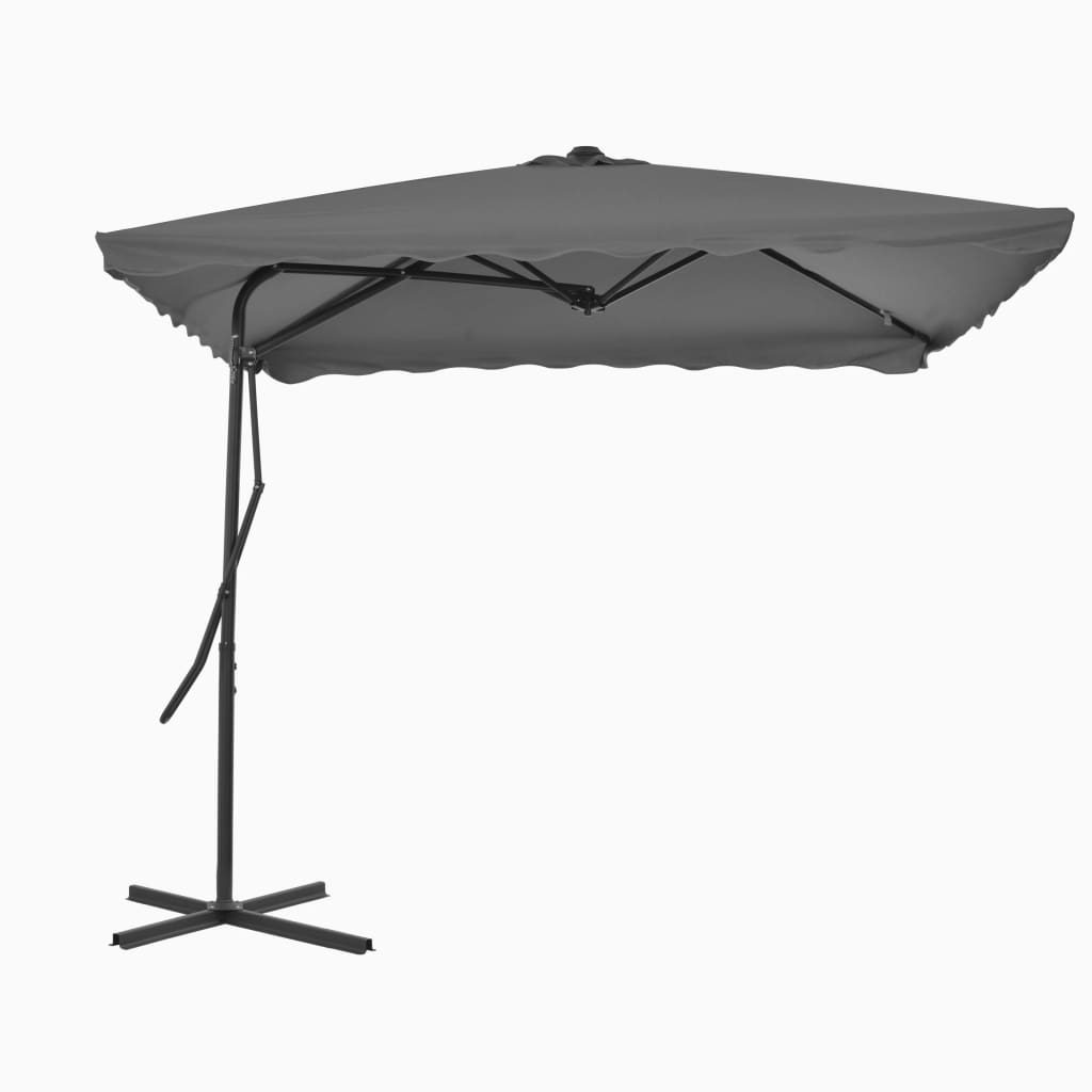 Garden Parasol With Steel Pole 250X250 Cm