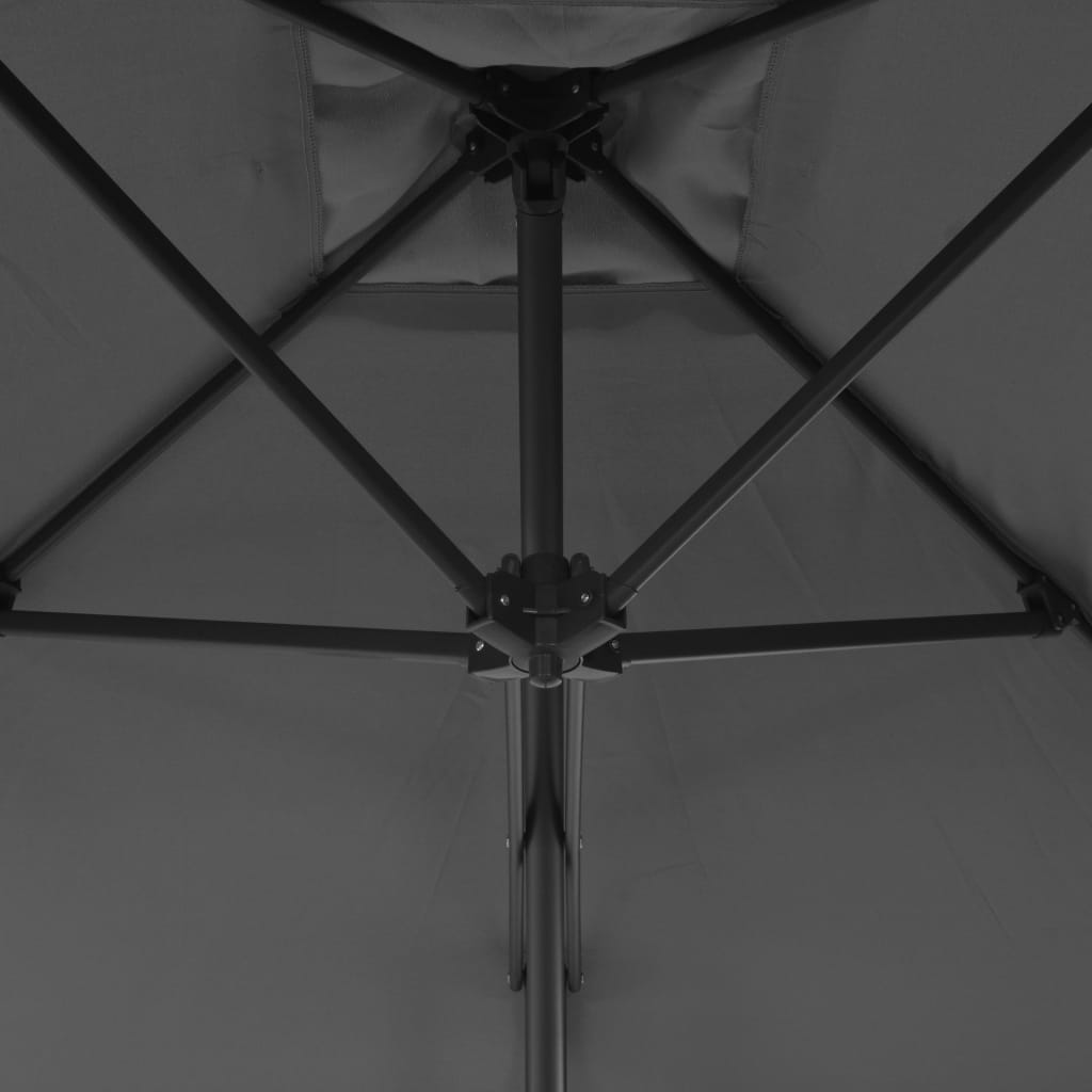 Garden Parasol With Steel Pole 250X250 Cm
