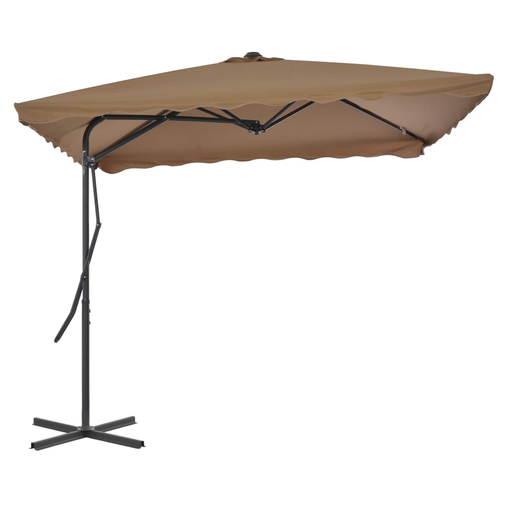 Garden Parasol With Steel Pole 250X250 Cm