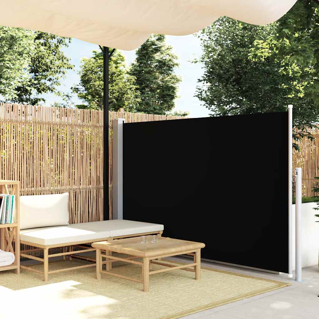 Side Awning | Fabric + Grey Steel Cover