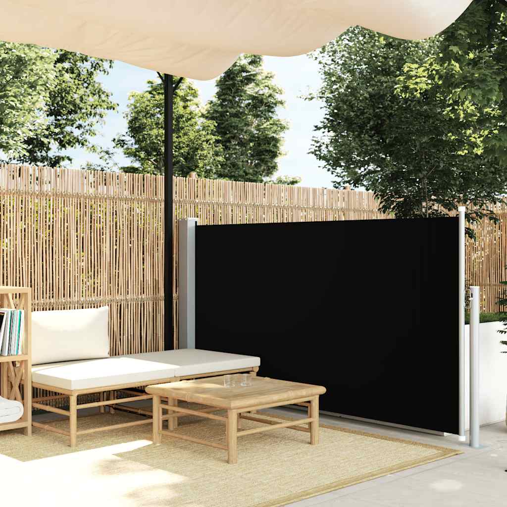 Side Awning | Fabric + Grey Steel Cover
