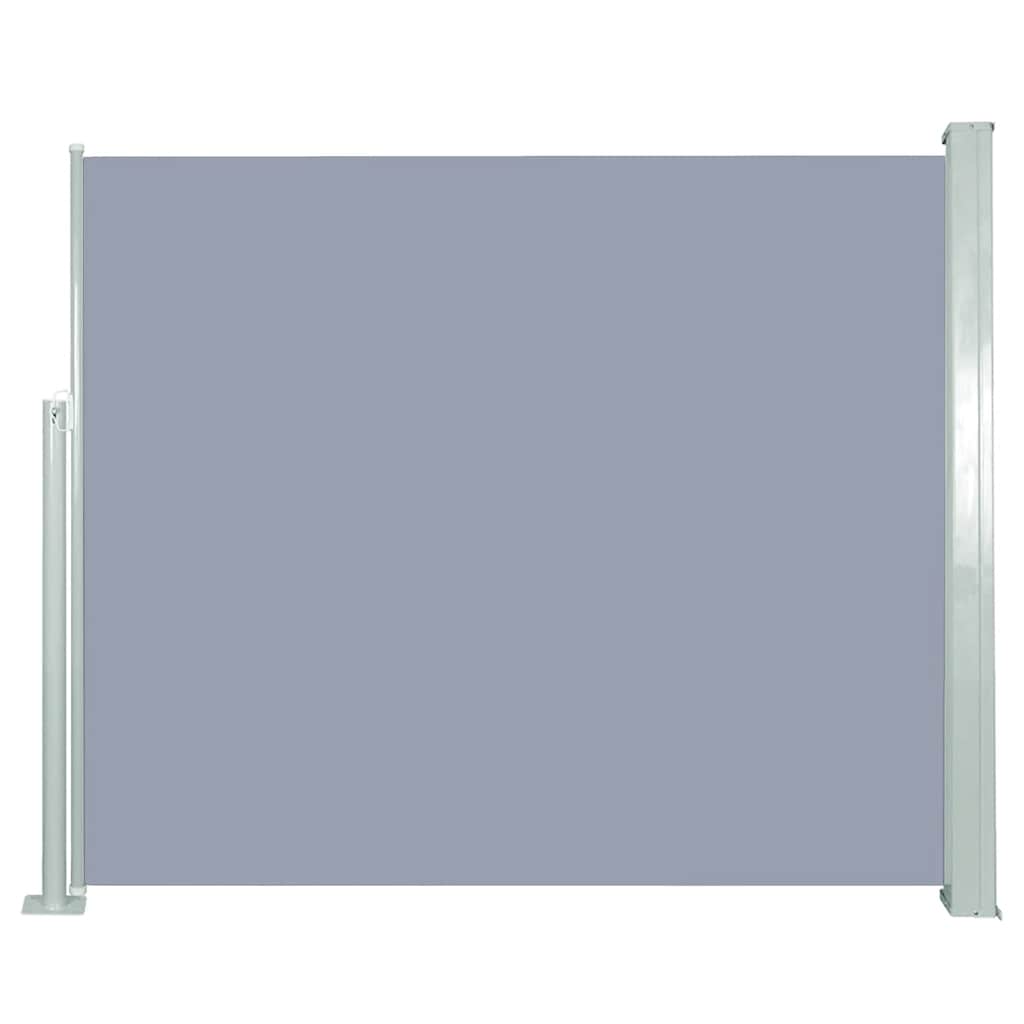 Side Awning | Fabric + Grey Steel Cover