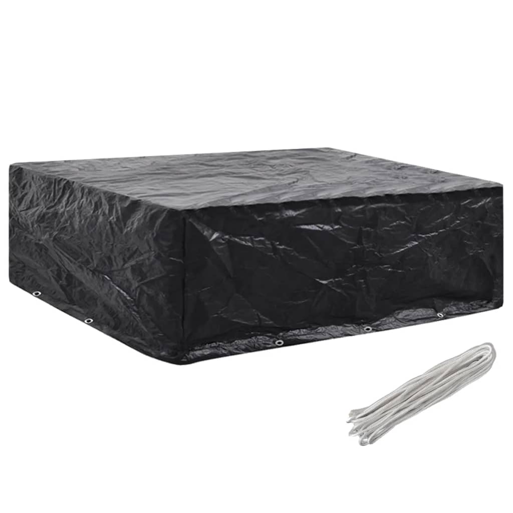 Garden Furniture Cover 4 Person Poly Rattan Set 8 Eyelets 113 X 113Cm