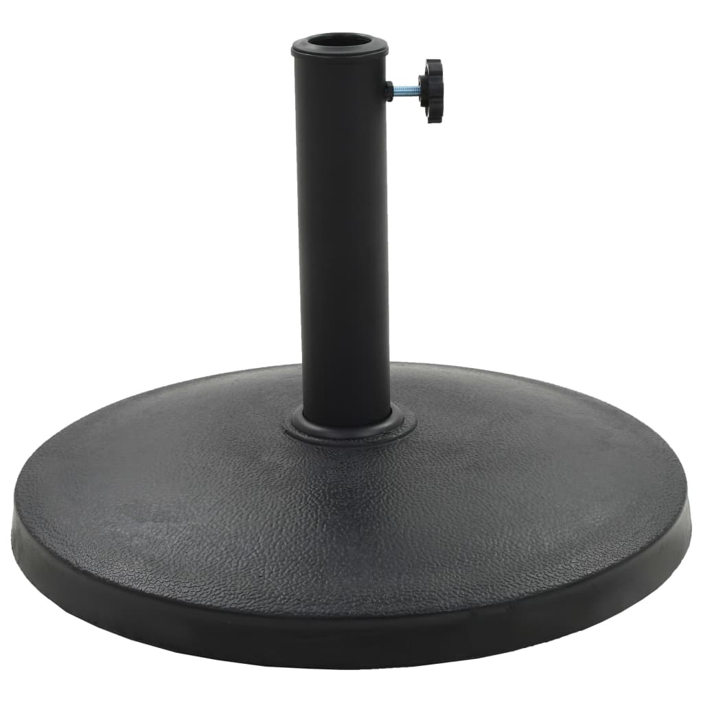 Parasol Base Polyresin Black