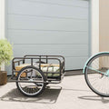 Bike Trailer 130X73X48.5 Cm Steel Black