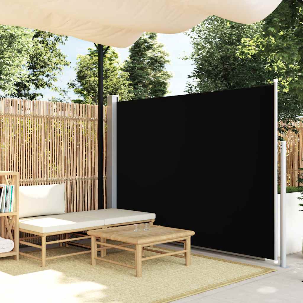 Side Awning | Fabric + Grey Steel Cover