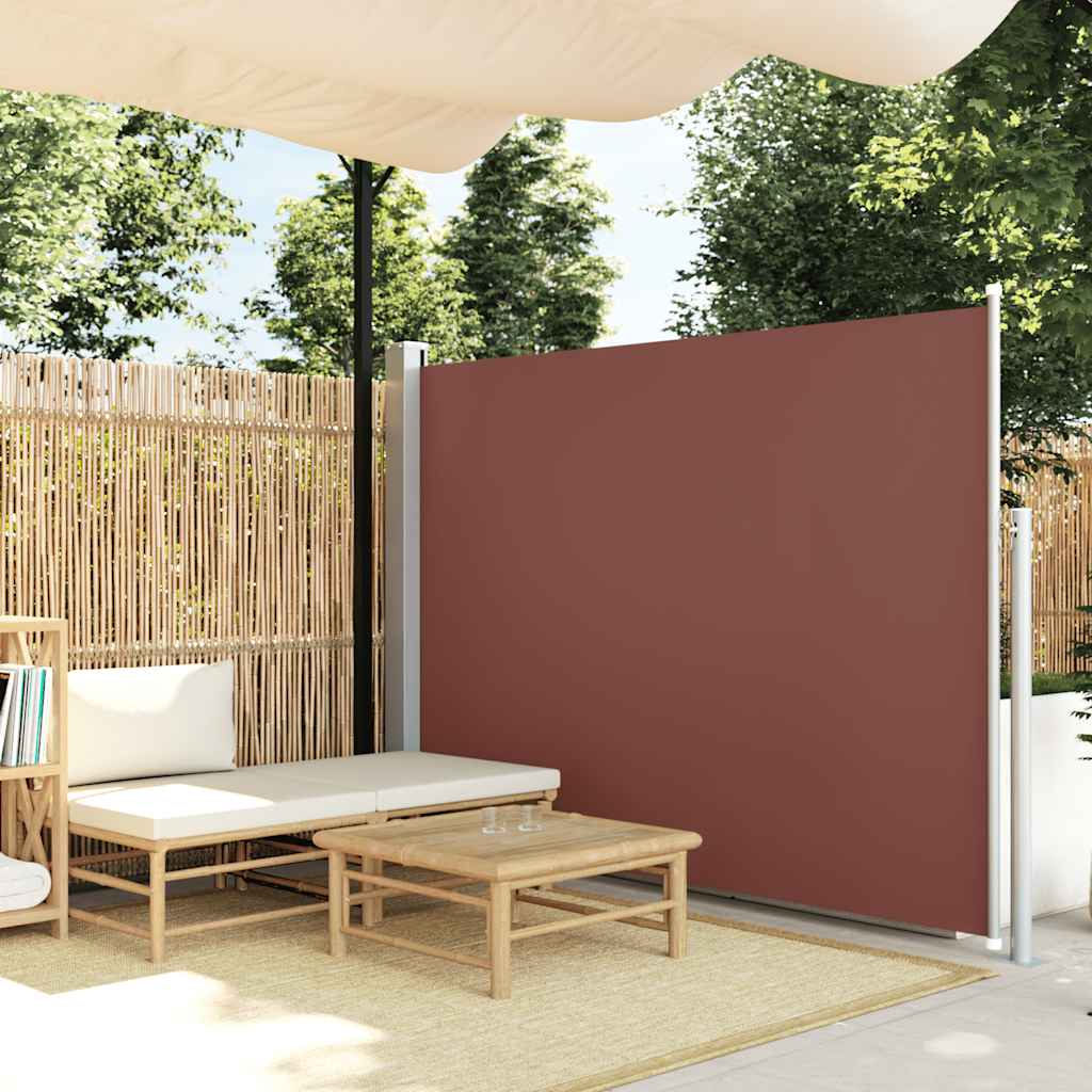 Side Awning | Fabric + Grey Steel Cover