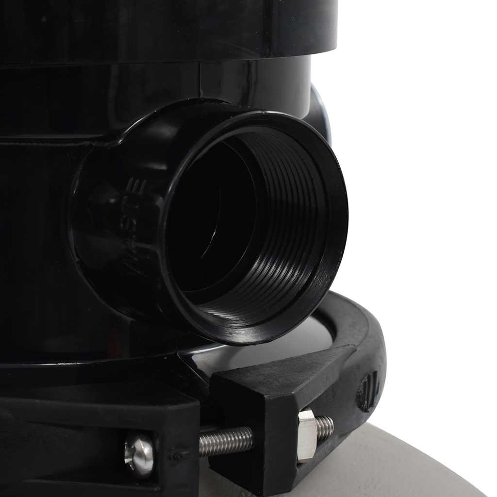 Pool Sand Filter With 4 Position Valve Grey 350 Mm