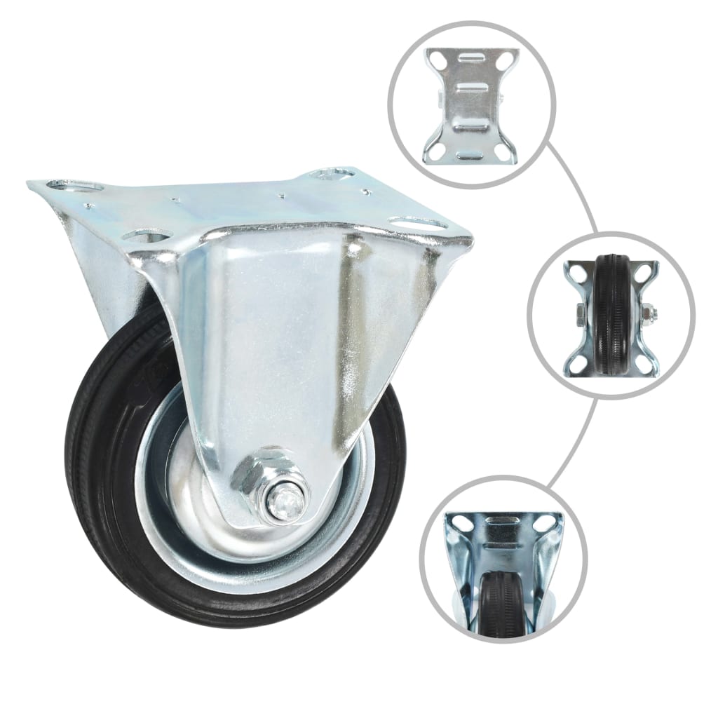 Casters 4 Pcs 75 Mm