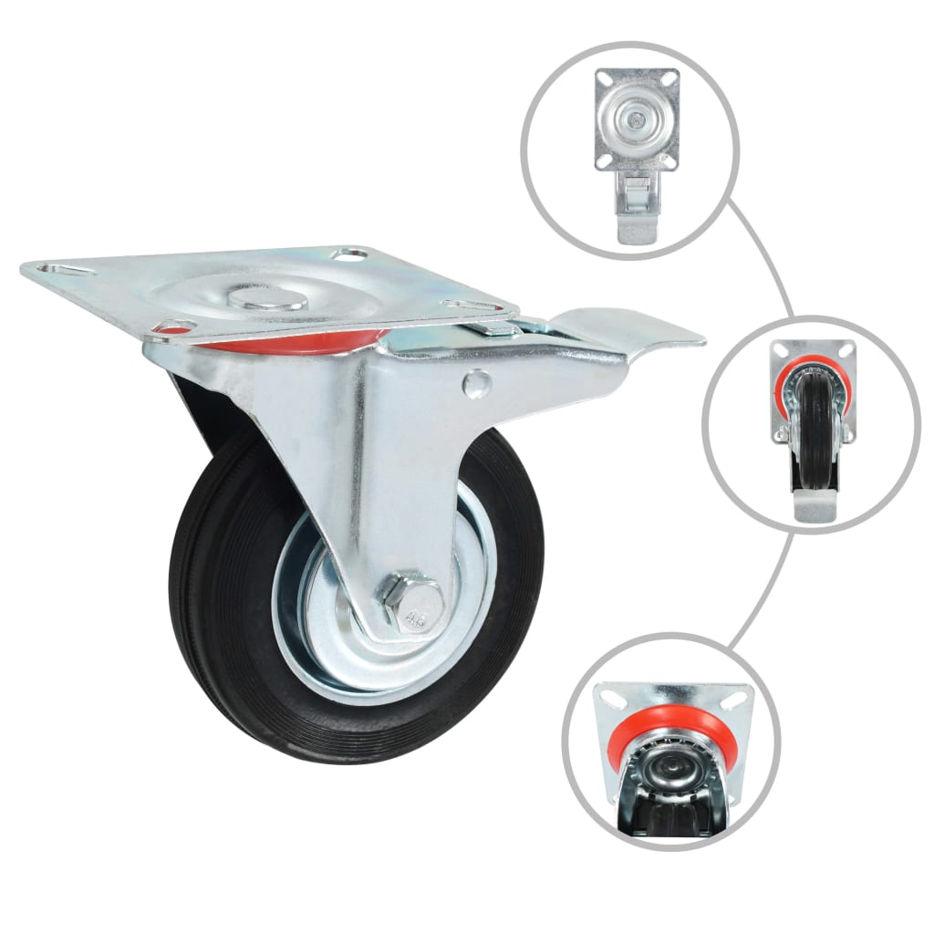 Casters 4 Pcs 100 Mm