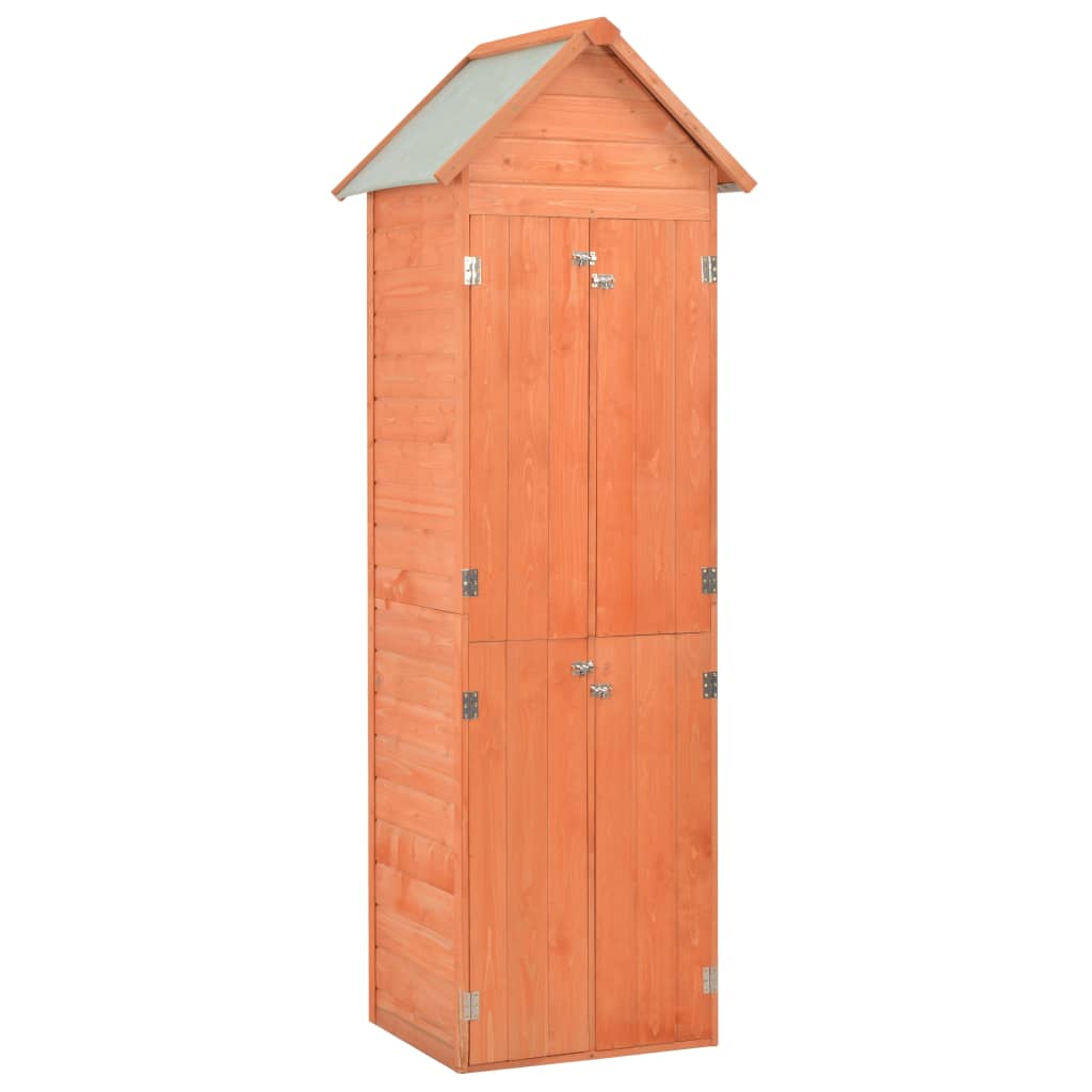 Garden Storage Shed 71X60X213 Cm Wood