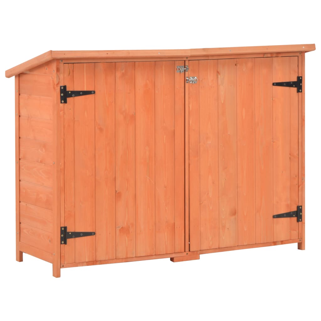 Garden Storage Shed 128X42X91 Cm Wood