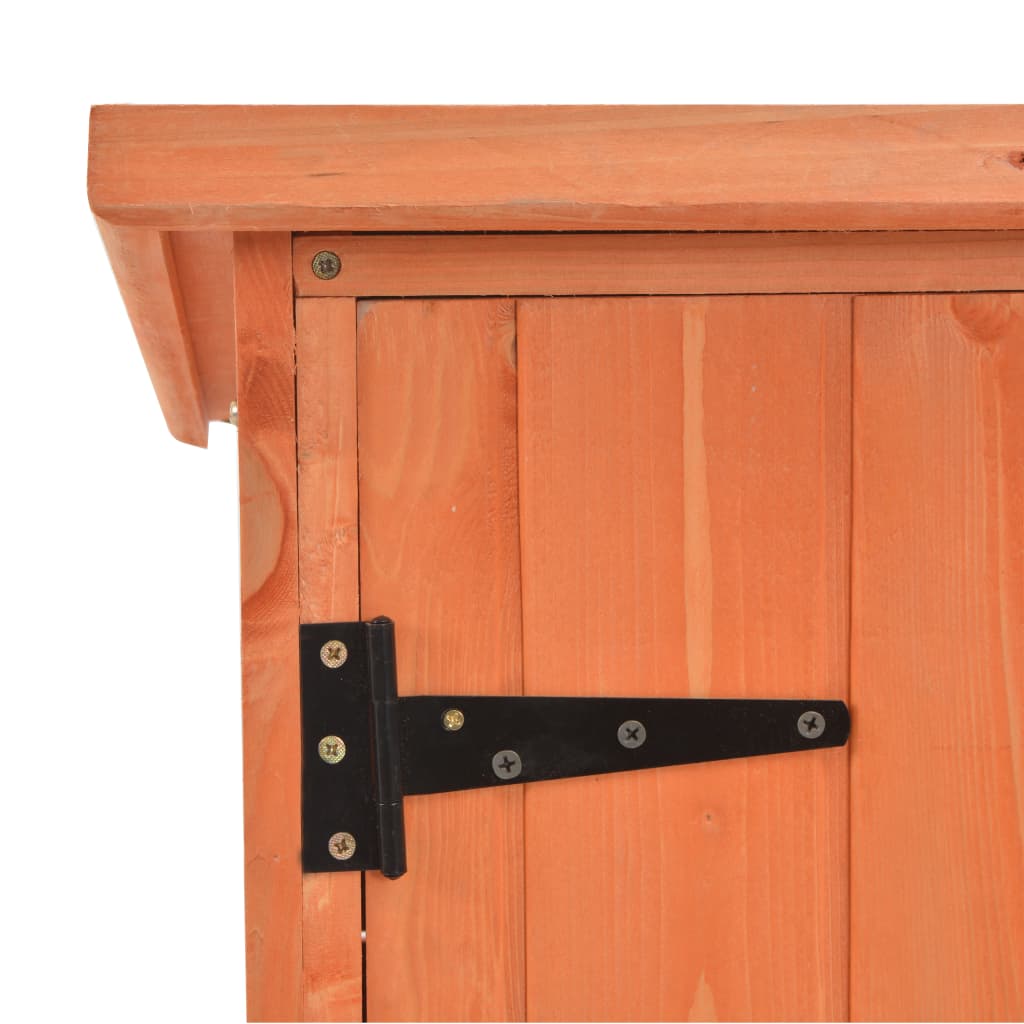 Garden Storage Shed 128X42X91 Cm Wood