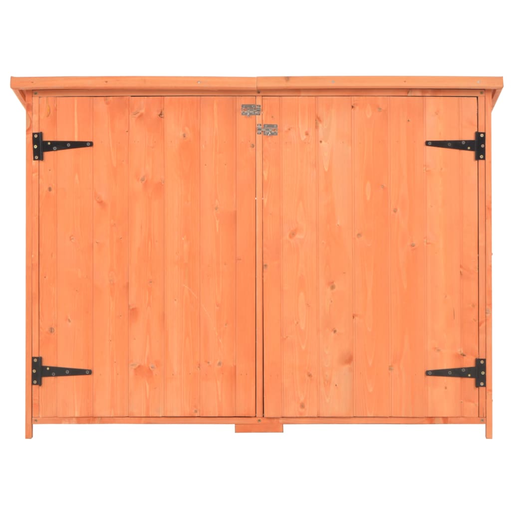 Garden Storage Shed 128X42X91 Cm Wood