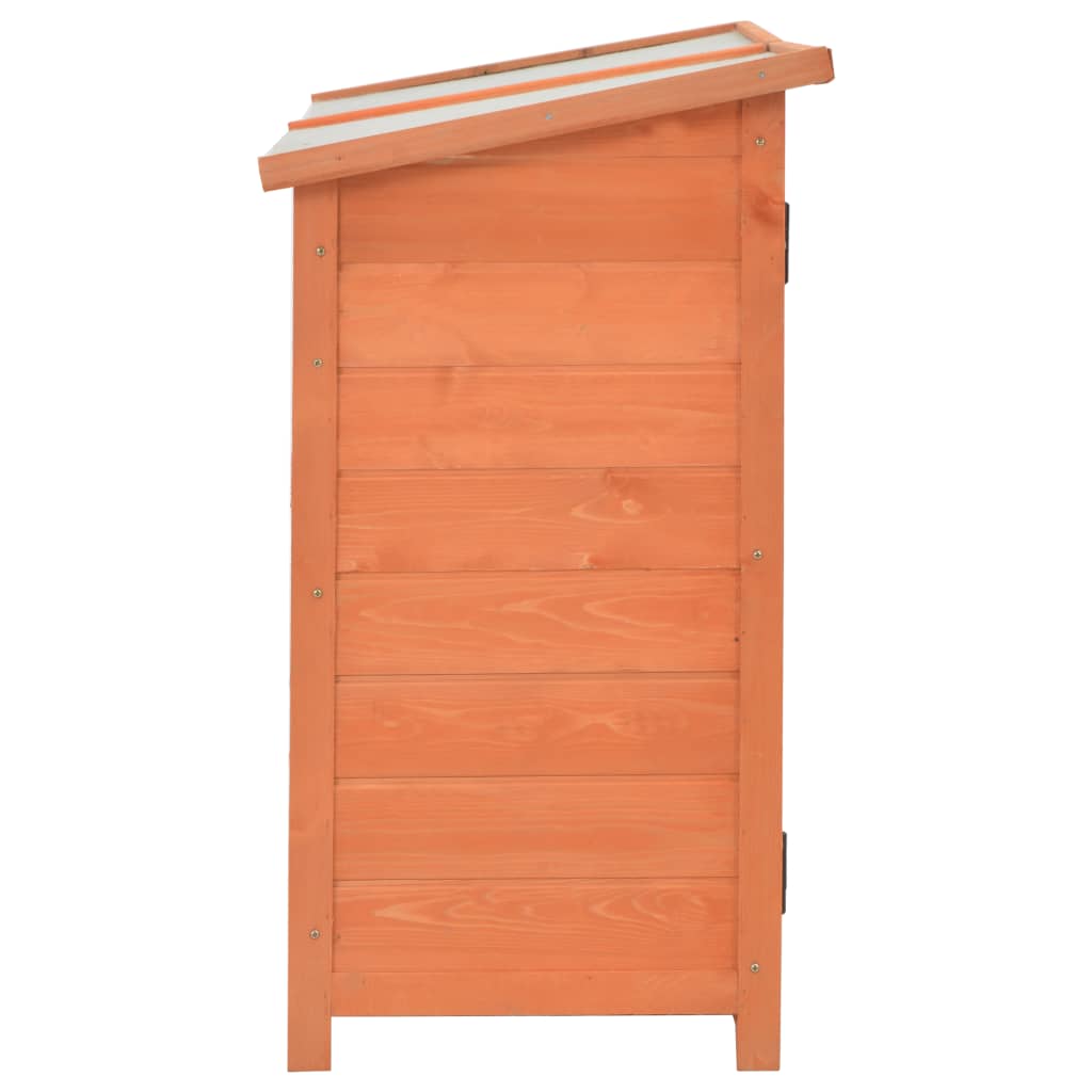 Garden Storage Shed 128X42X91 Cm Wood