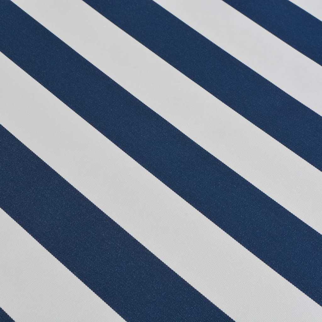 Awning Folding Manual Operated Blue/White Blue and white yellow and white Cream