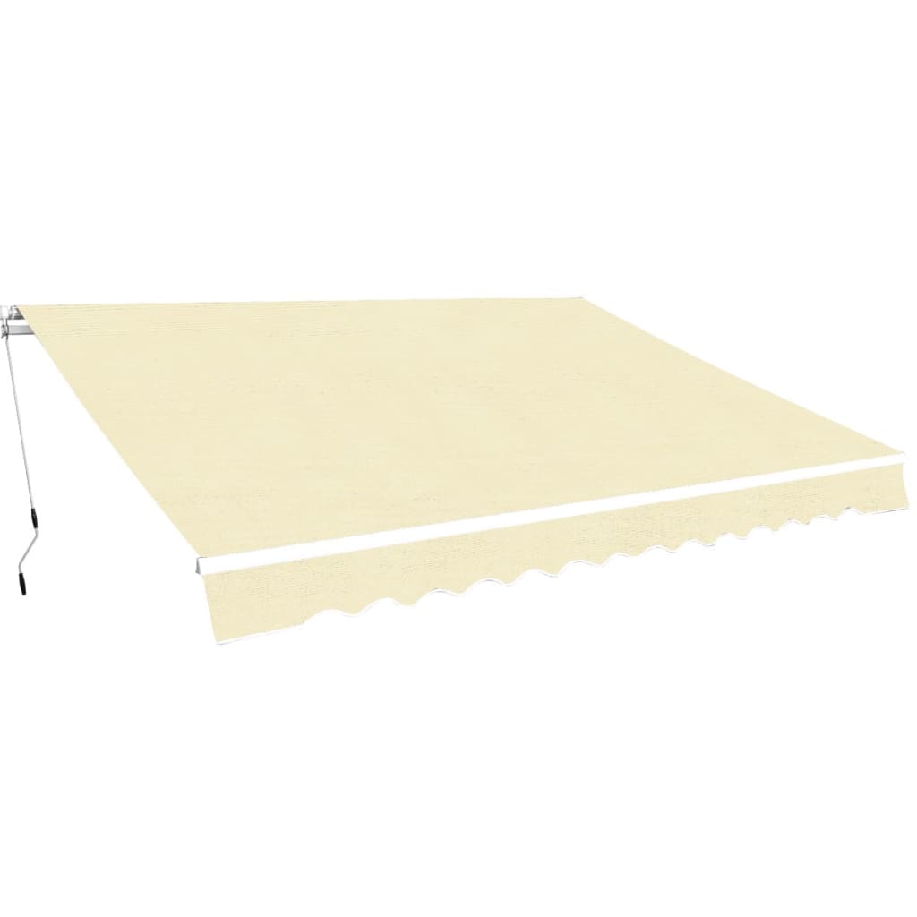 Folding Awning Manual Operated Blue/White
