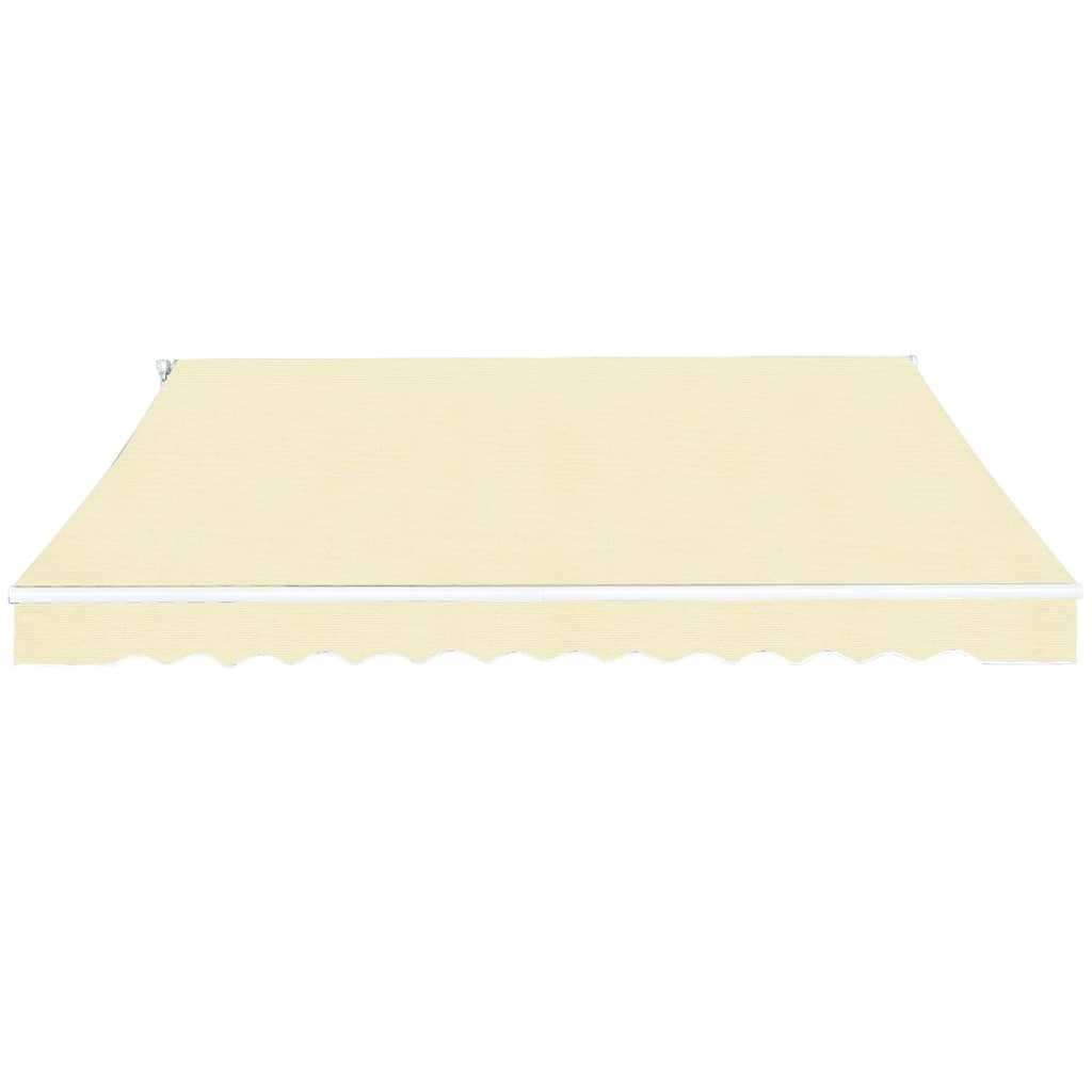 Awning Folding Manual Operated Blue/White Blue And White Yellow And White Cream