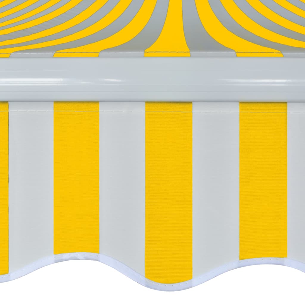 Awning Folding Manual Operated Blue/White Blue And White Yellow And White Cream