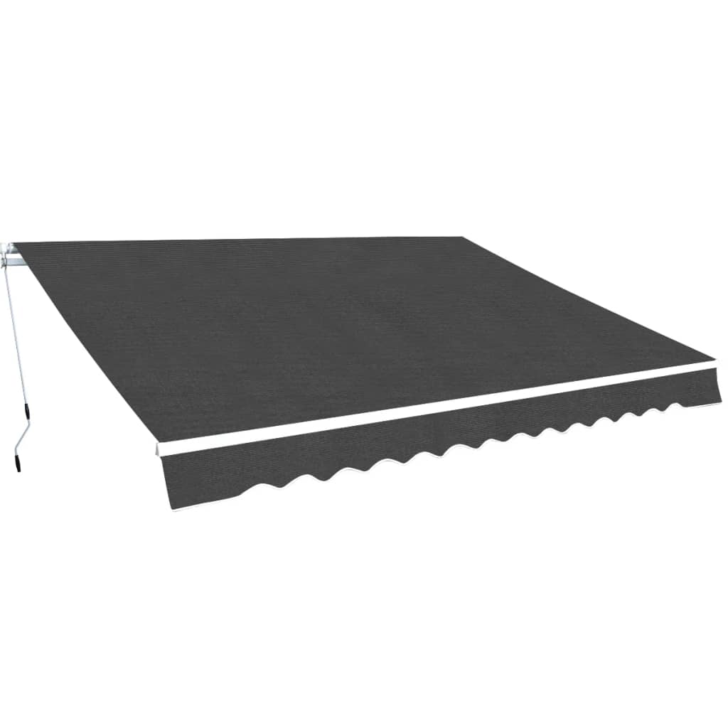 Folding Awning Manual Operated Blue/White