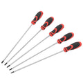 Screwdrivers Torx Screwdriver Set 5 Piece Extra Long 300mm Mechanics Repair Tool