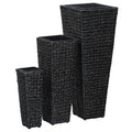 Raised Beds 3 Pcs Water Hyacinth