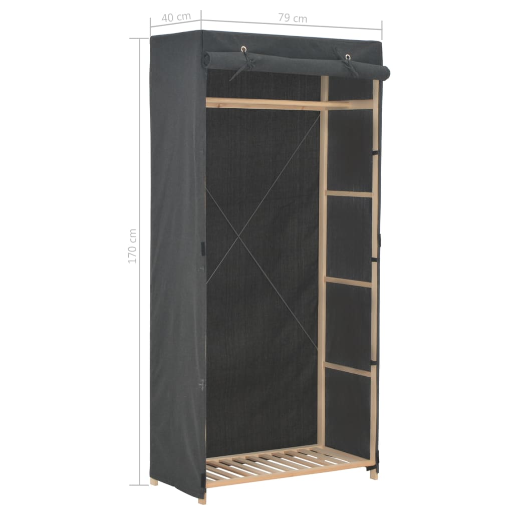 Wardrobe 79X40X170 Cm Fabric