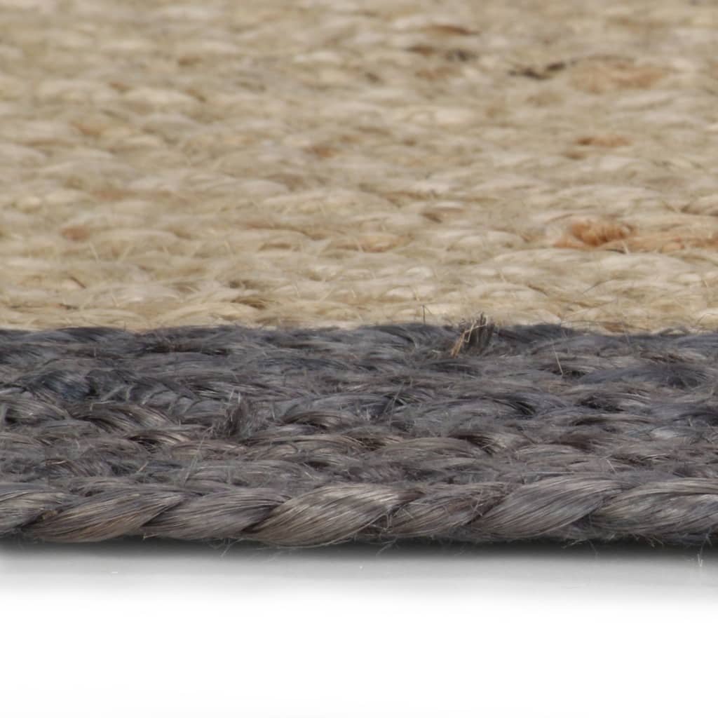 Handmade Rug Jute With Border