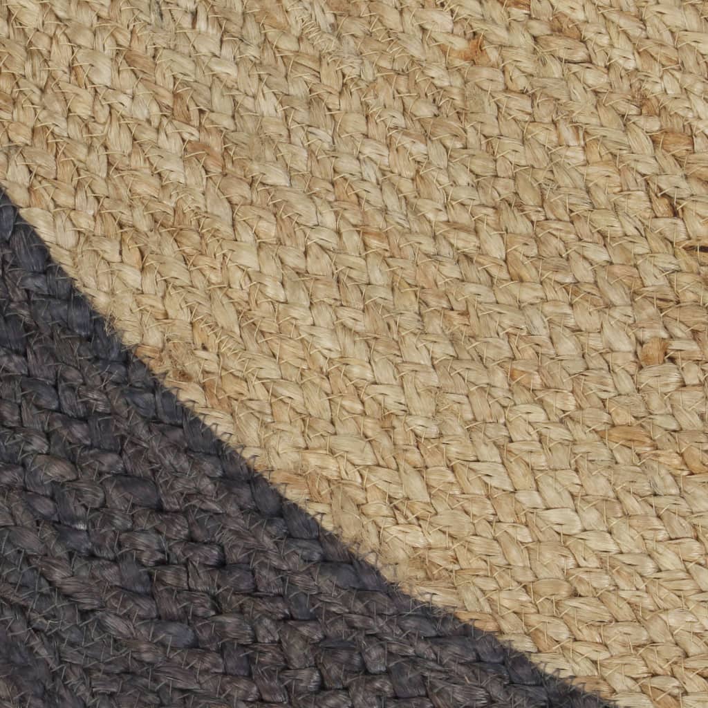 Handmade Rug Jute With Border
