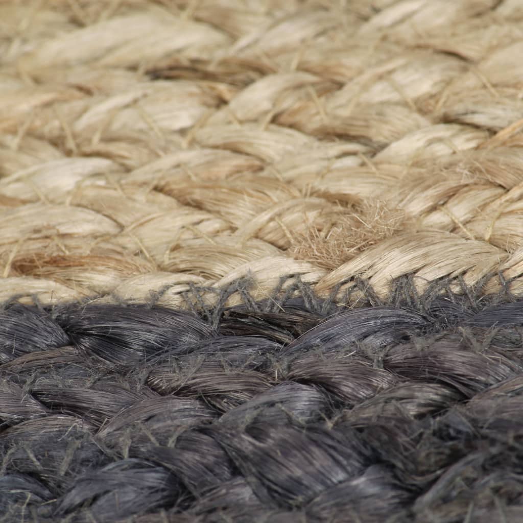Handmade Rug Jute With Border