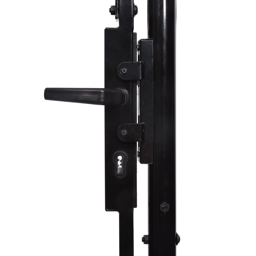 Double Door Fence Gate Woerden With Spear Top 299.5X149.5 Cm
