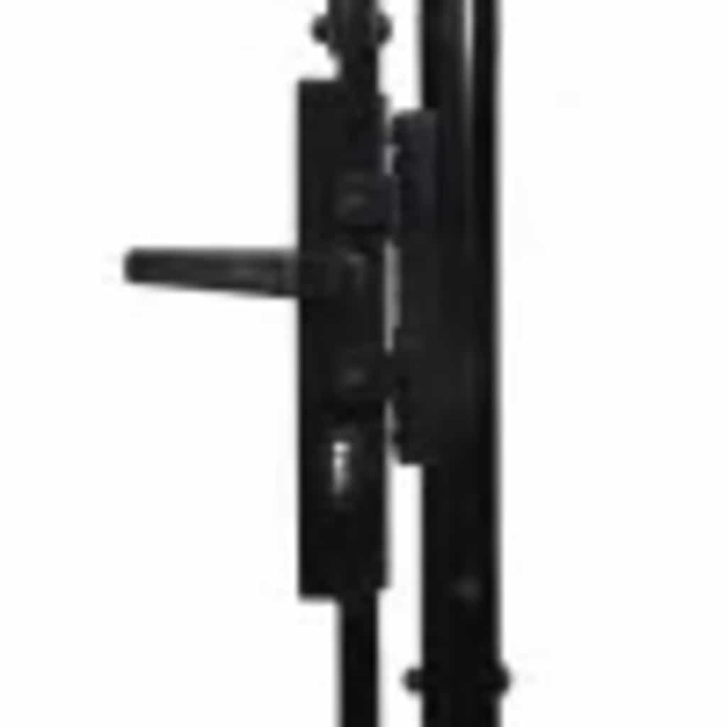 Double Door Fence Gate Woerden With Spear Top 299.5X149.5 Cm