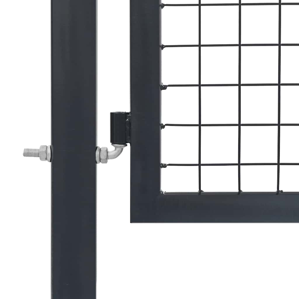 Garden Fence Gate With Posts Steel