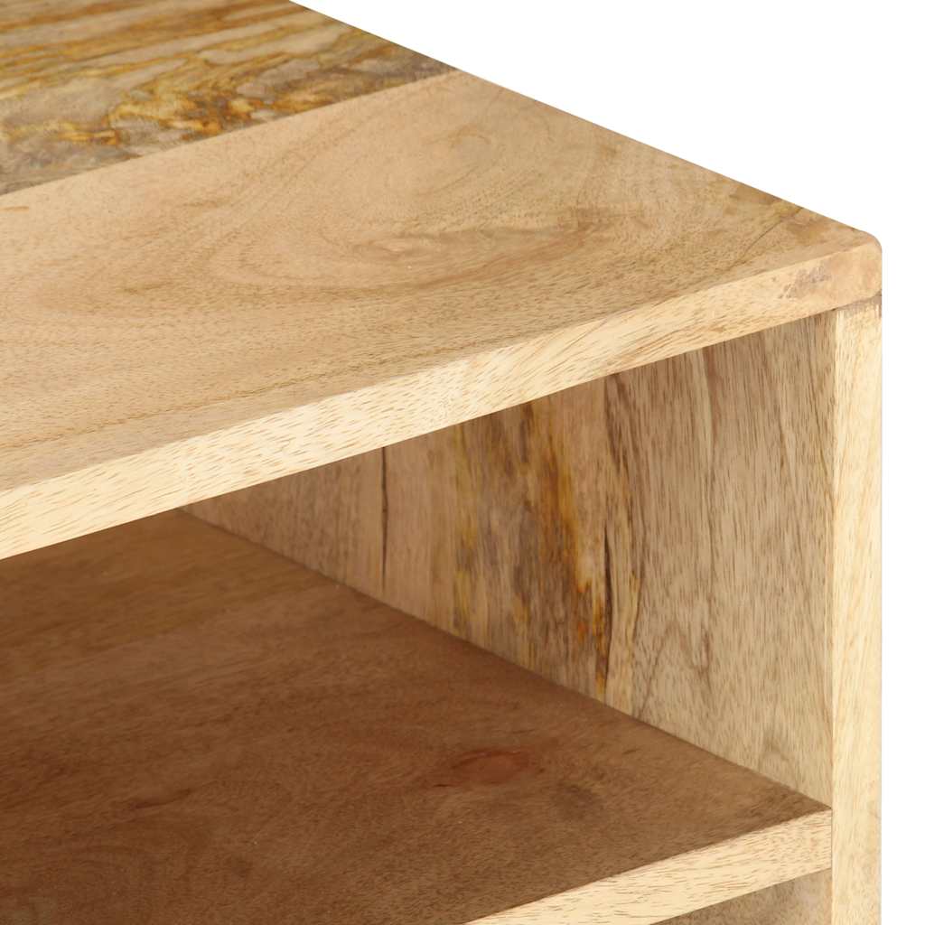 Media Storage Cabinet Cabinets Brown Solid Mango Wood 110 x 30 x 40 cm 110 cm