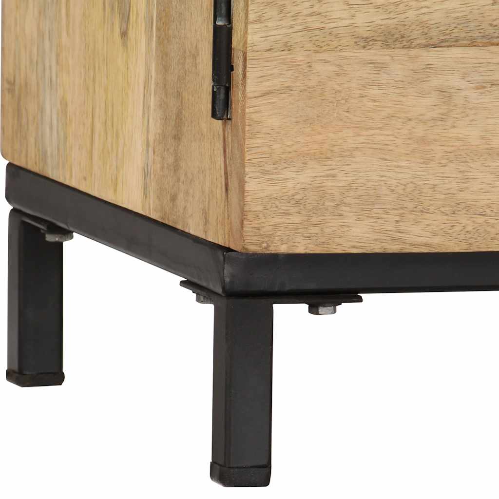 Media Storage Cabinet Cabinets Brown Solid Mango Wood 110 x 30 x 40 cm 110 cm