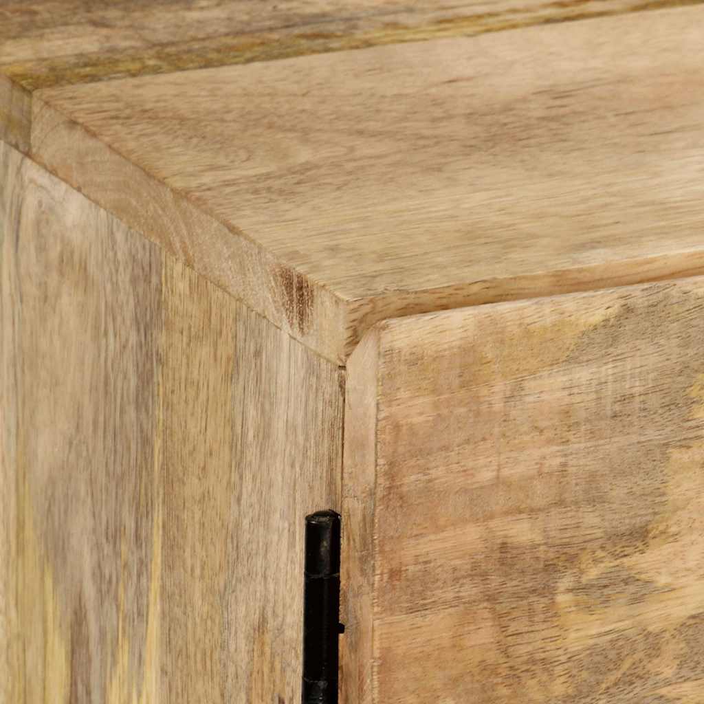 Media Storage Cabinet Cabinets Brown Solid Mango Wood 110 x 30 x 40 cm 110 cm