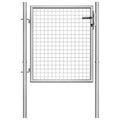 Garden Gate Galvanised Steel Silver